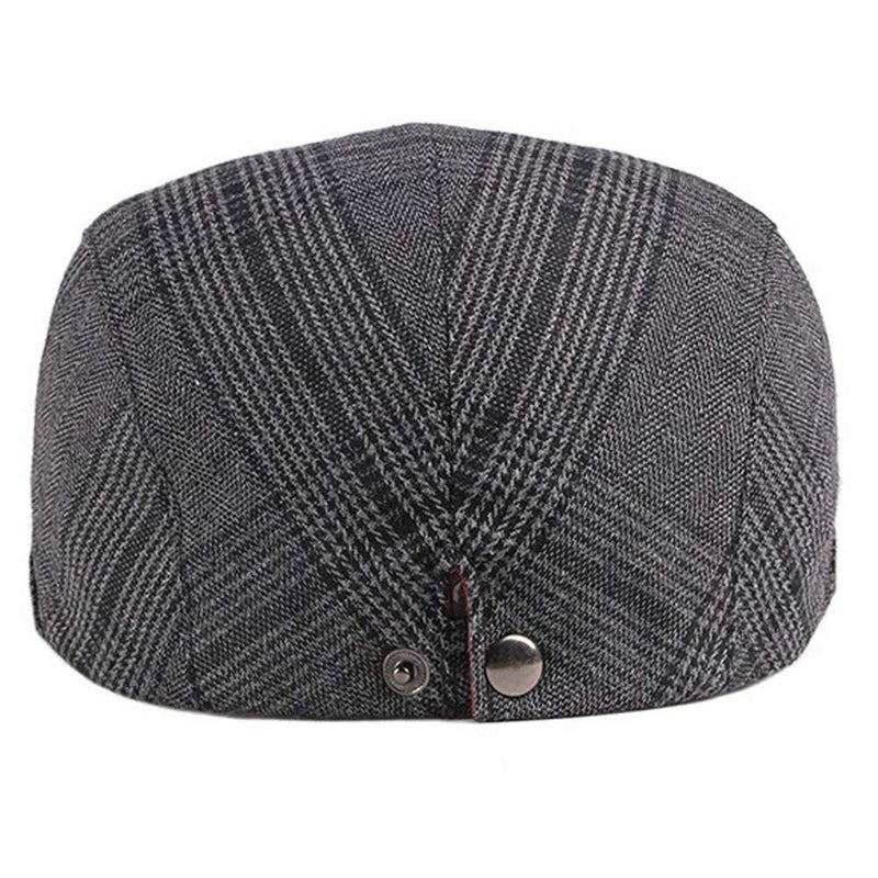 Qunson 2 Pack Men's Cotton Flat Cap Ivy Gatsby Newsboy Hat (L) - Image 5